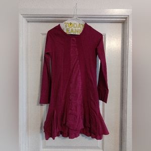 Naartjie Girls Hot Pink Dress And Leggings Set Size 10 years